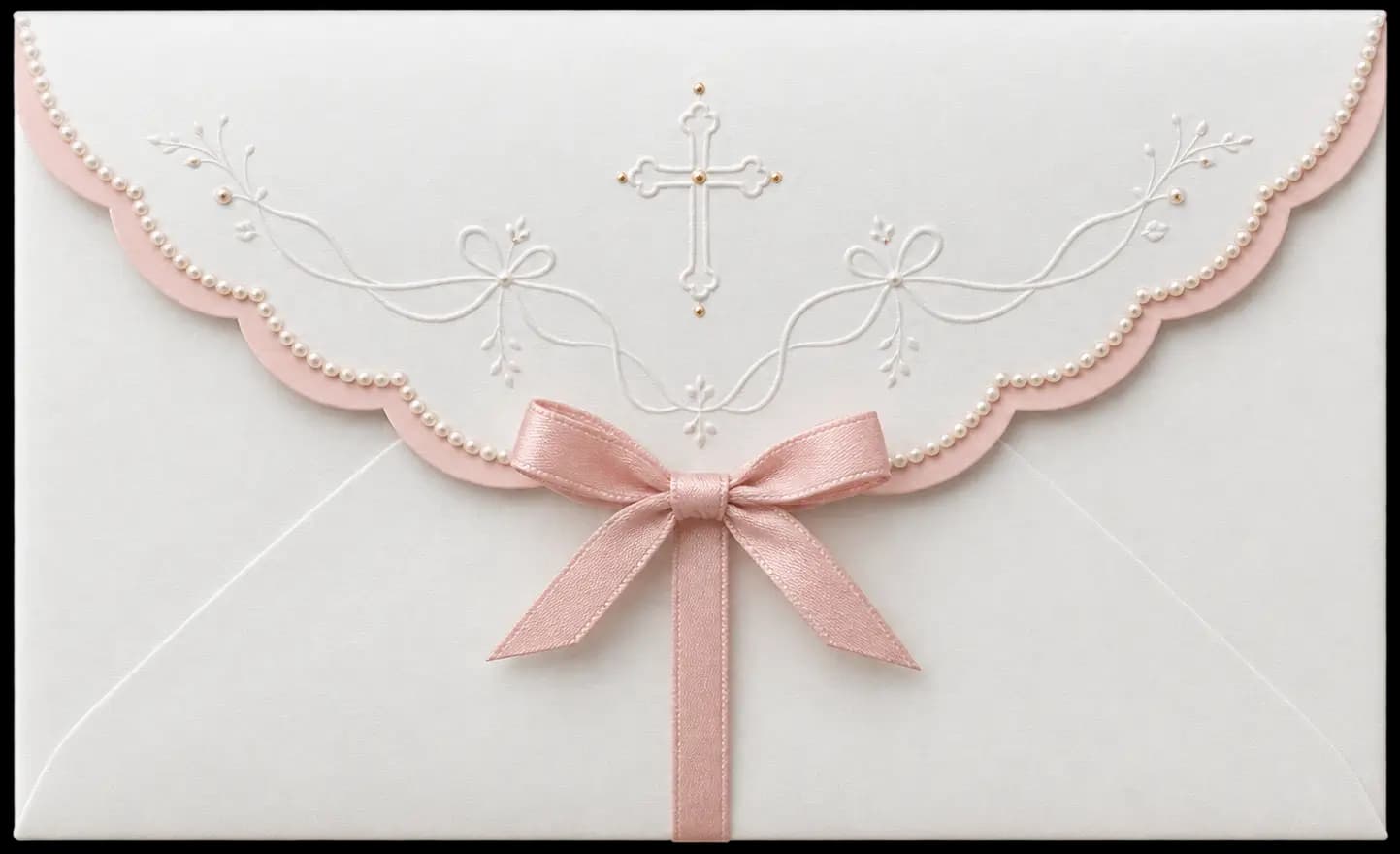 Baby Pink Minimalist invitation preview
