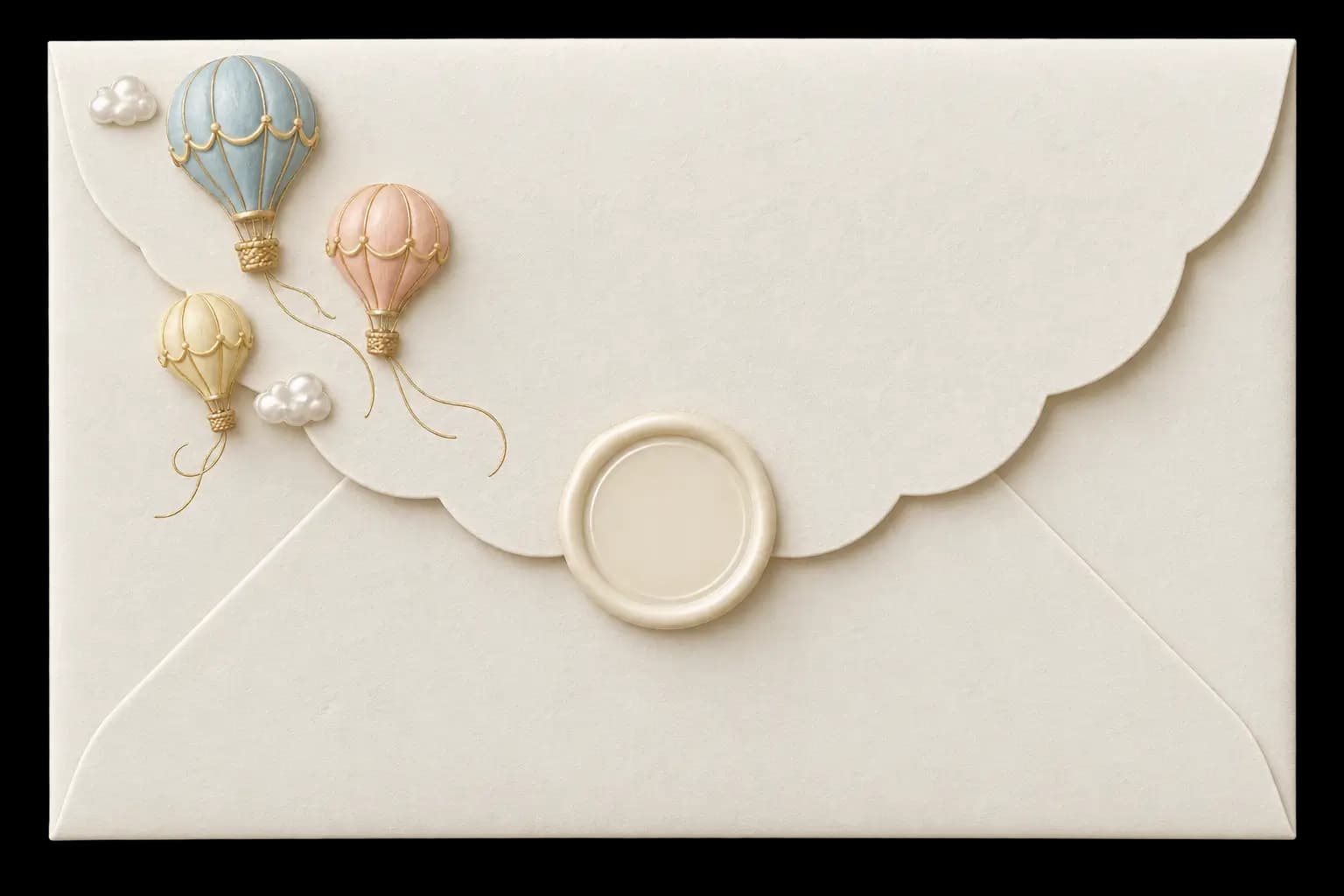 Balloon Baby Shower invitation preview