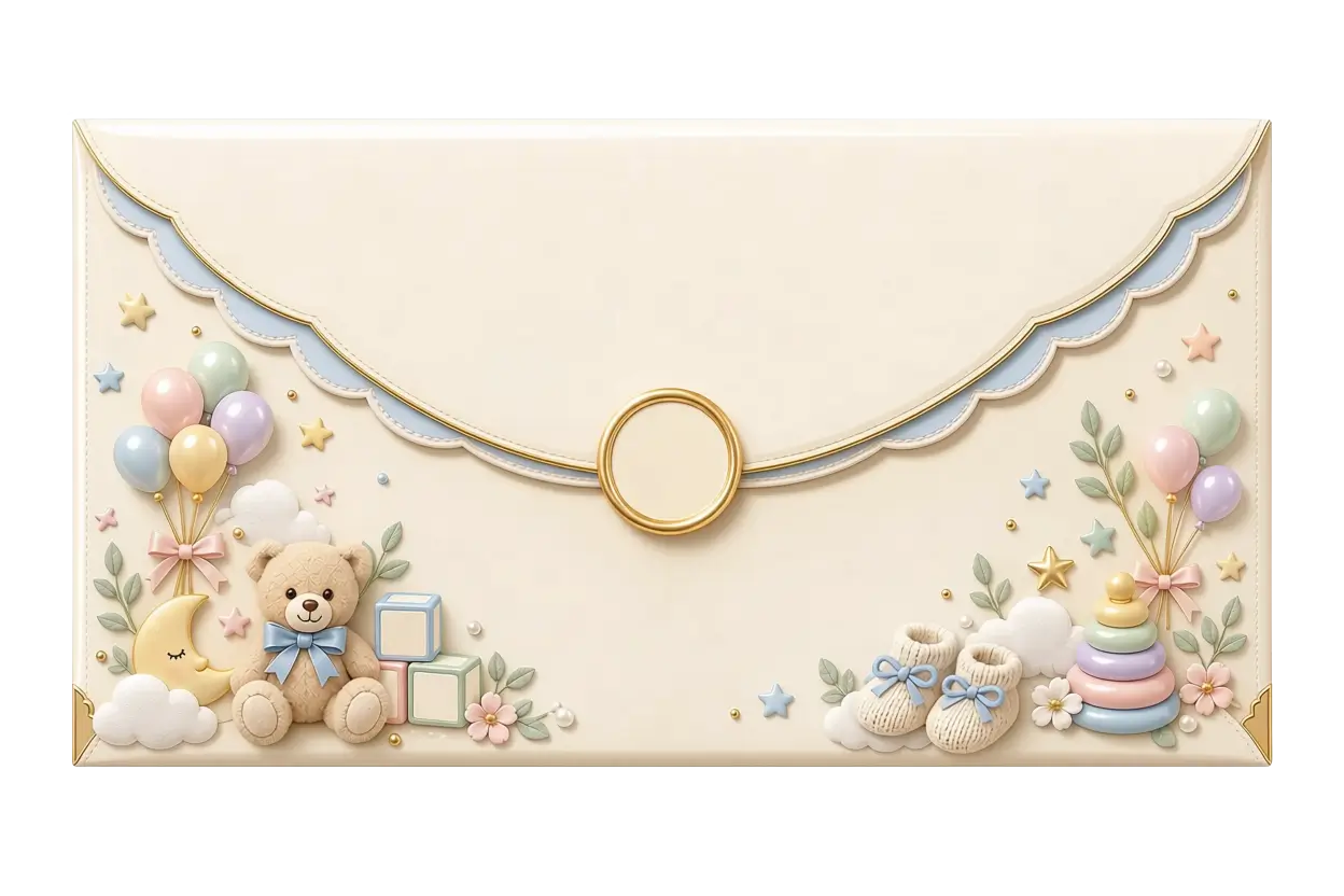 Pastel Baby Shower invitation preview