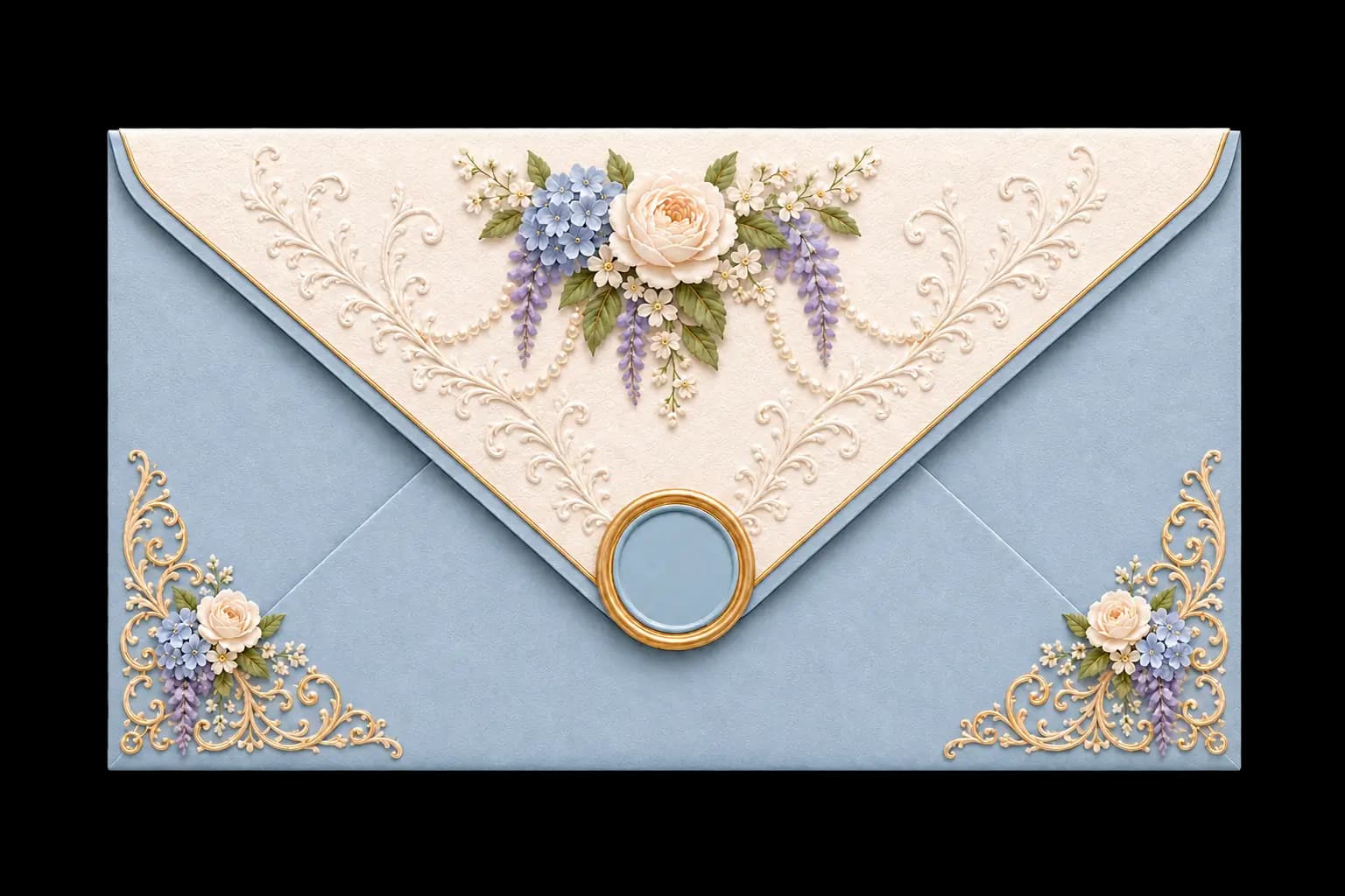 Bridgerton Inspired invitation preview