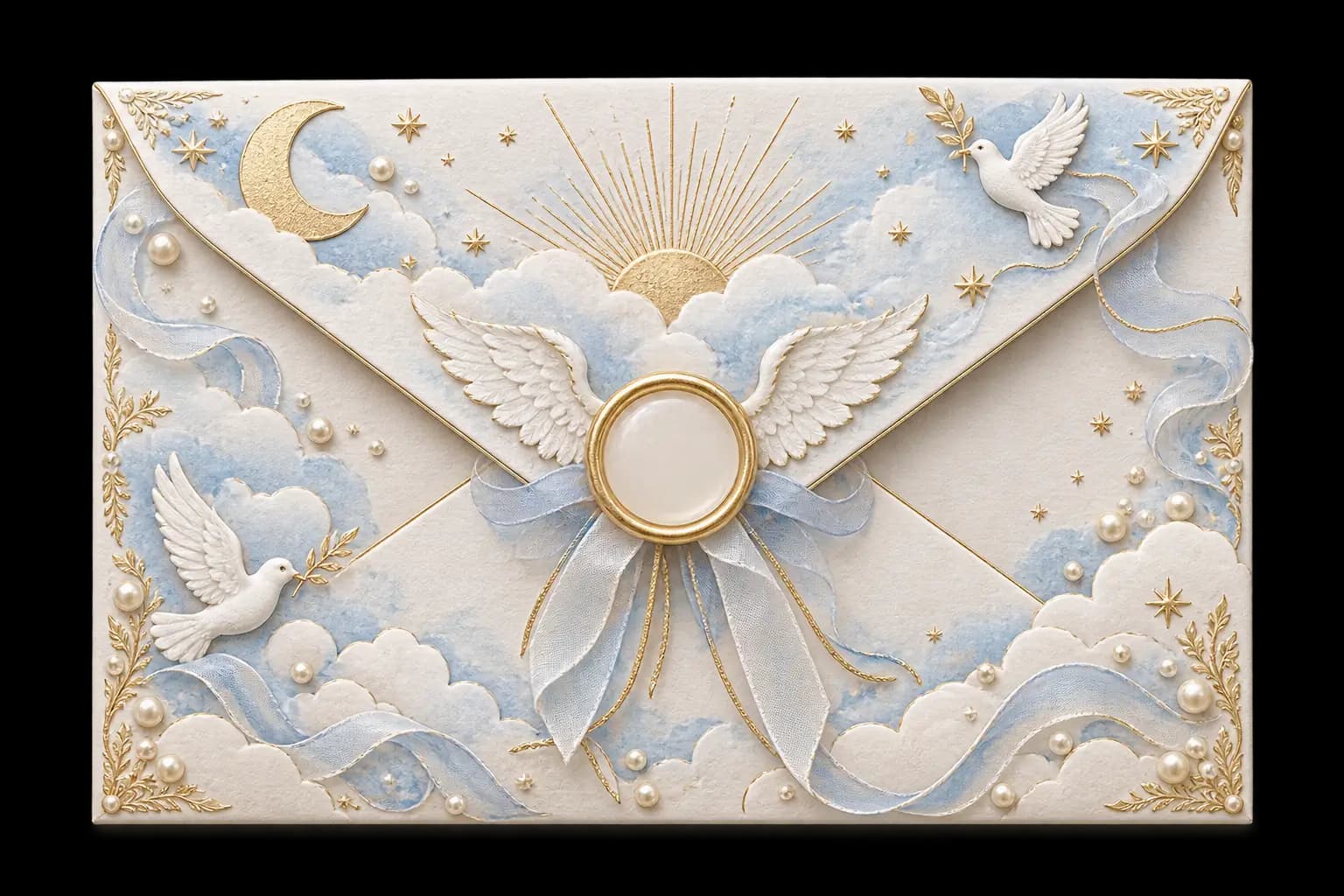 Celestial Heaven invitation preview