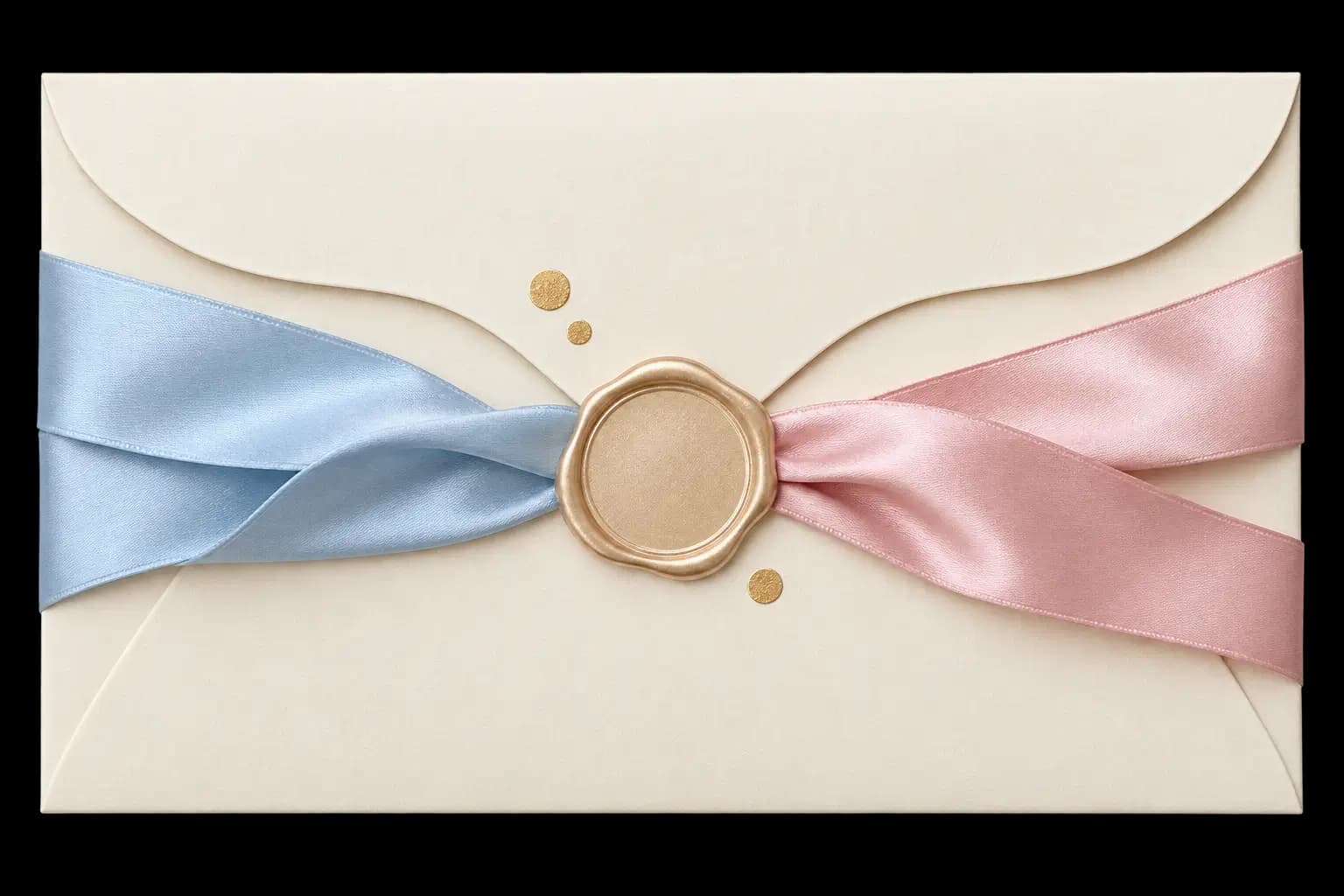 Gender Reveal Ribbon invitation preview