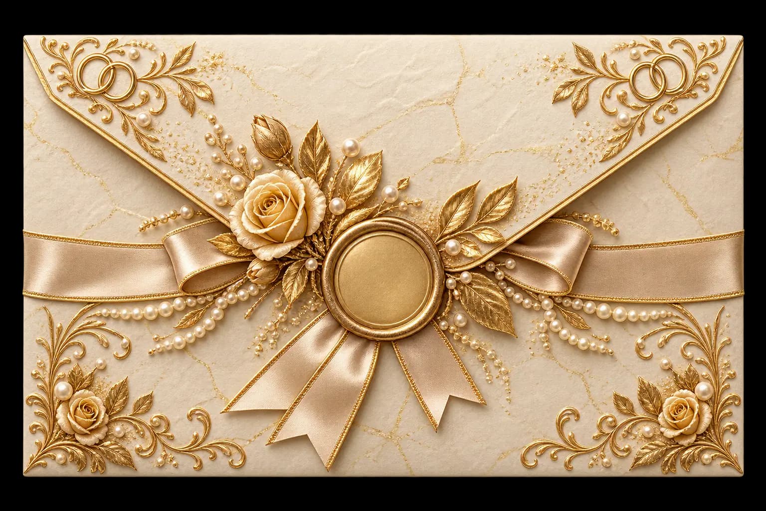 Gold Anniversary invitation preview