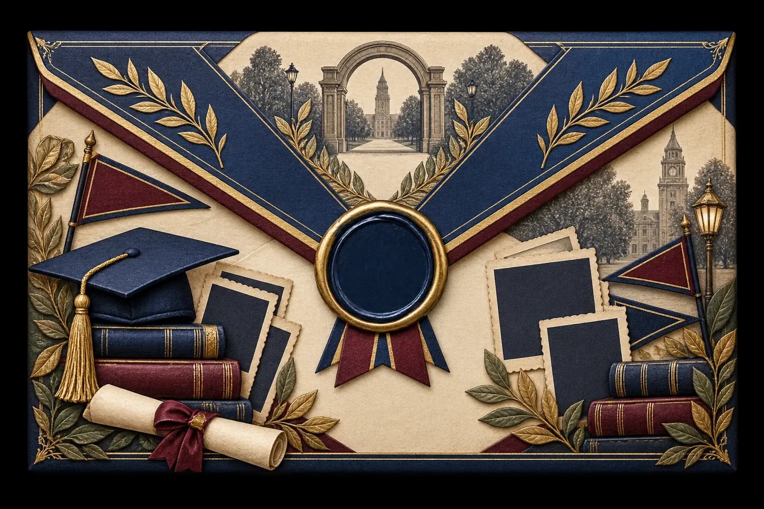 Graduation invitation preview