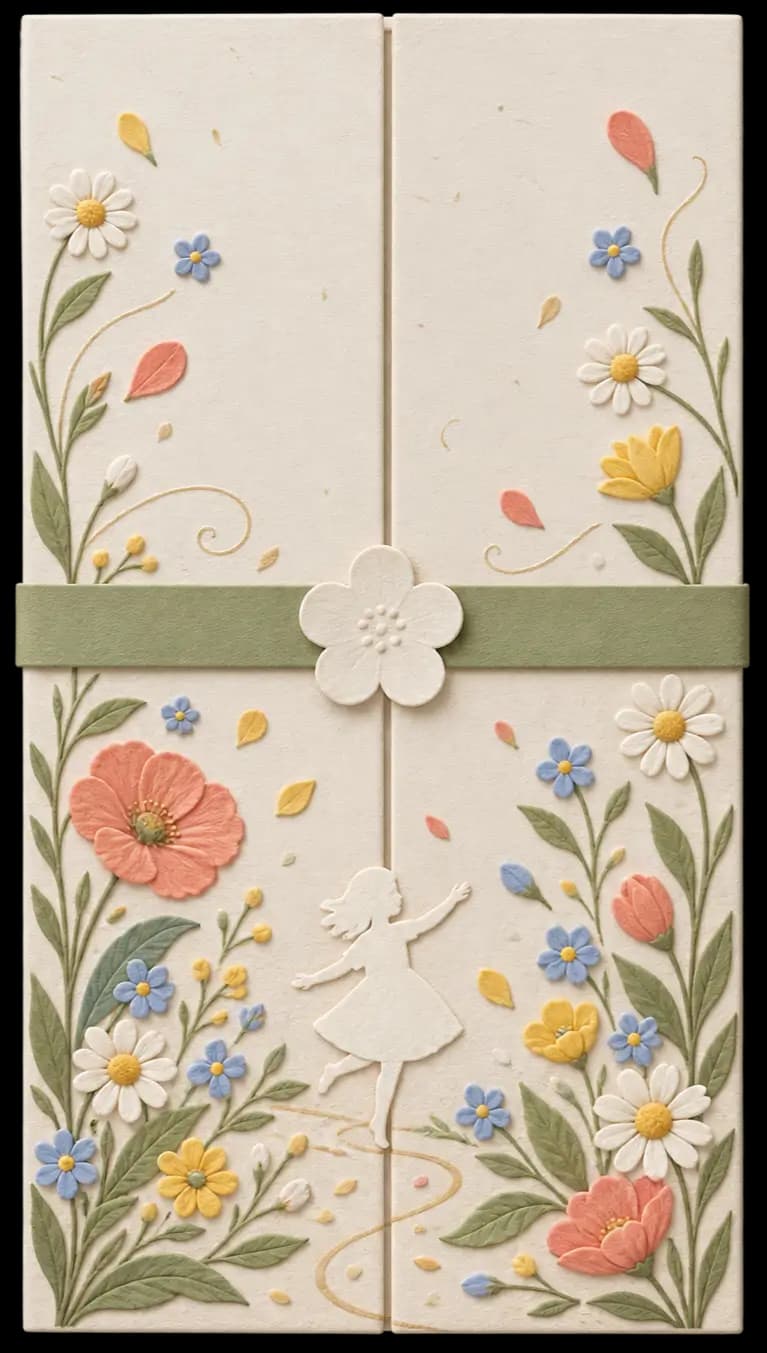 Little Flower Garden invitation preview