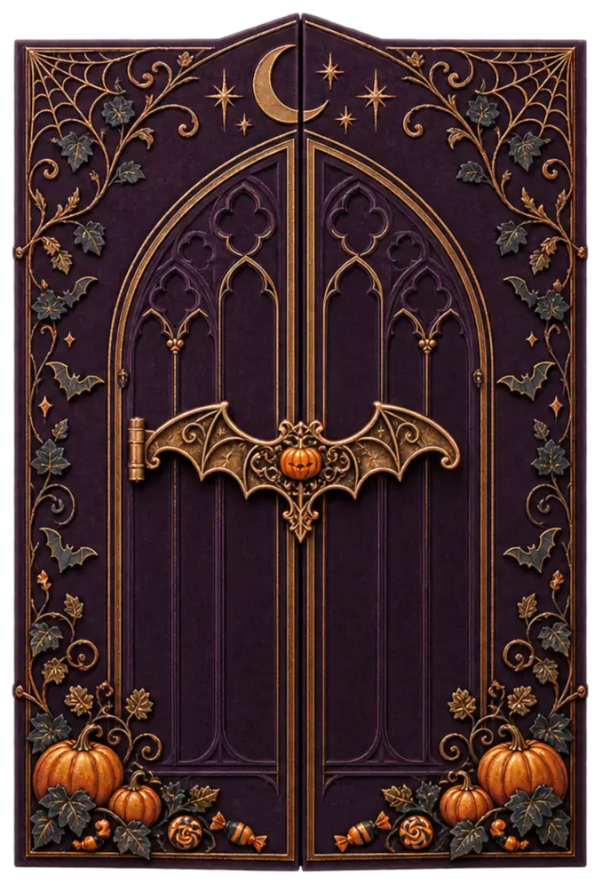 Moonlit Haunted Manor invitation preview