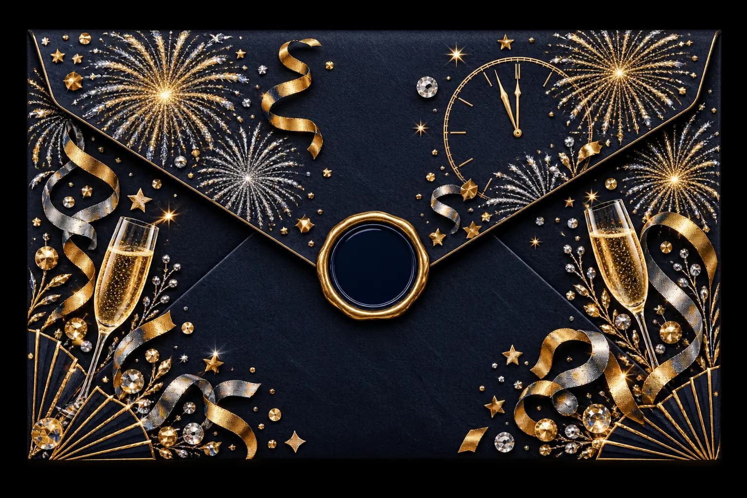 New Year's Party invitation preview