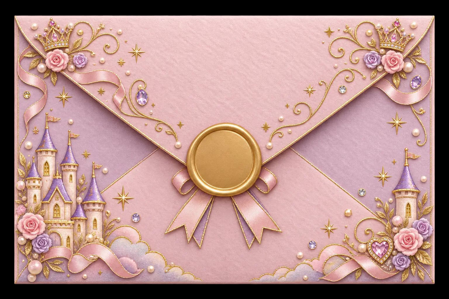 Princess Fairytale invitation preview