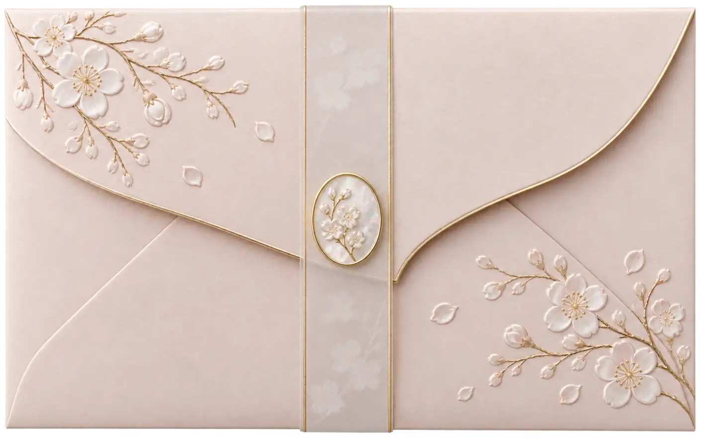 Sakura Blossom Chic invitation preview